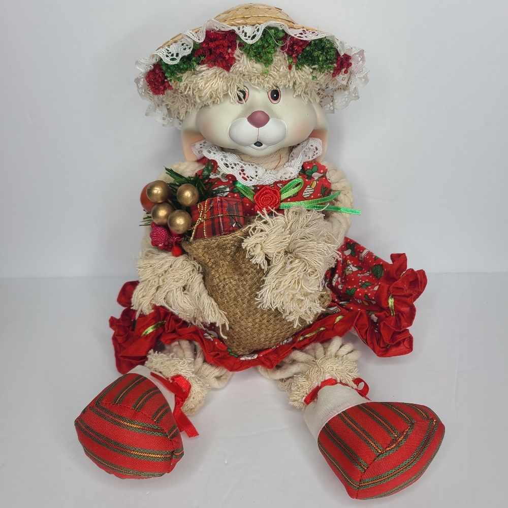 House of Lloyd Vintage Christmas Around The World Flossie Porcelain Head Rabbit‎